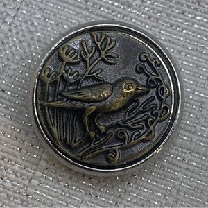 💗BRONZE BIRD - Ginger Snaps & Co. Snap Button Charm - 18mm/20mm